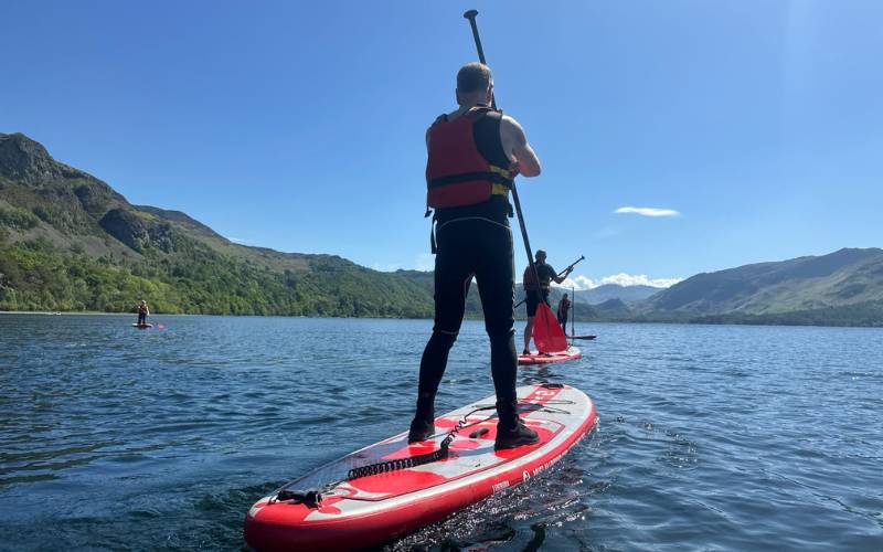 Paddleboarding on Derwentwater