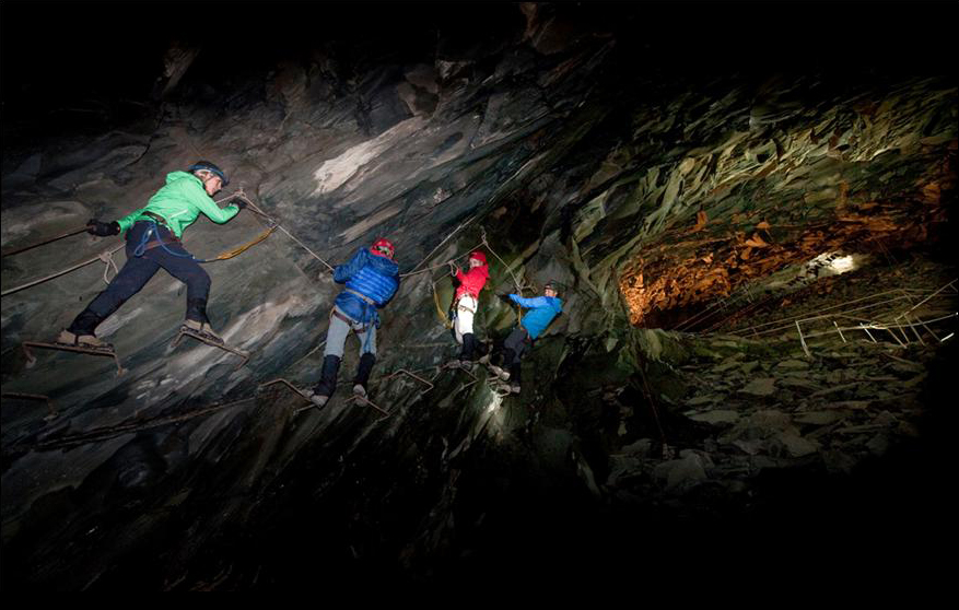 Group on Climb the Mine in the Lake District