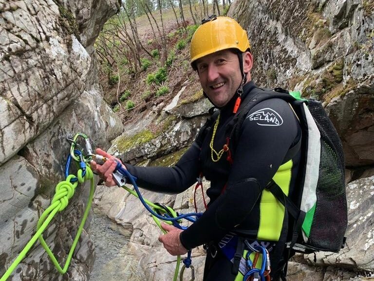 Lee Simpson canyoning