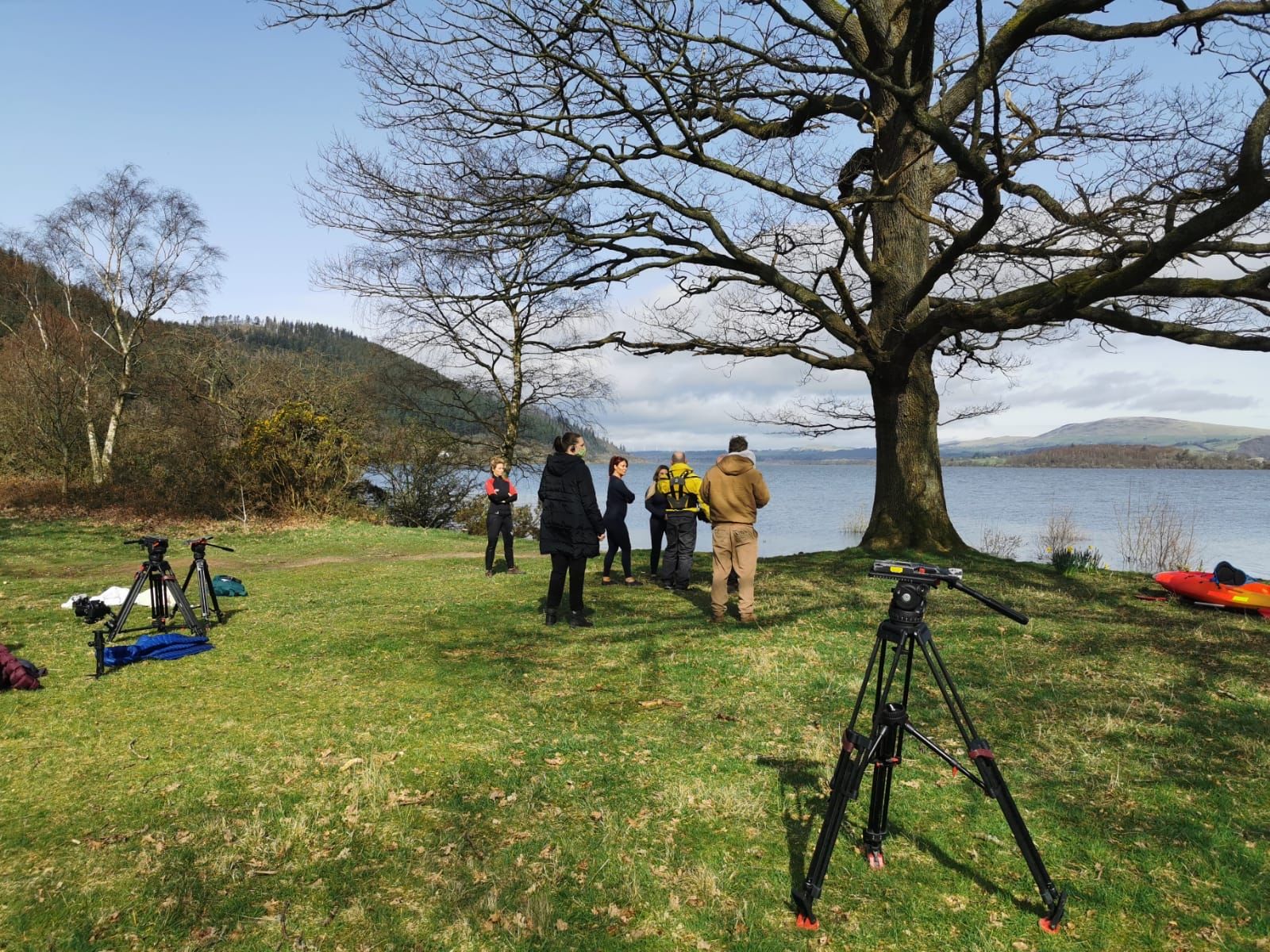 Behind the scenes at Bassenthwaite Lake for The Real Housewives of Cheshire