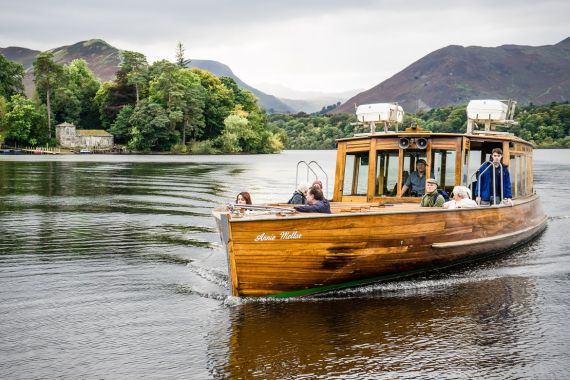 The Keswick Launch boat on Derwenwater